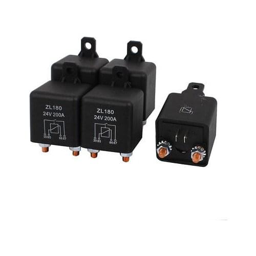 5 Pcs New DC 24V 200A Large Current Split Charge Power Relay Car Truck Boat