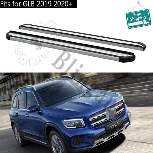 Running board fits for M.ercedes Benz GLB 2019 2020+ side steps nerf bar car pedal side stairs side bar 2PCS