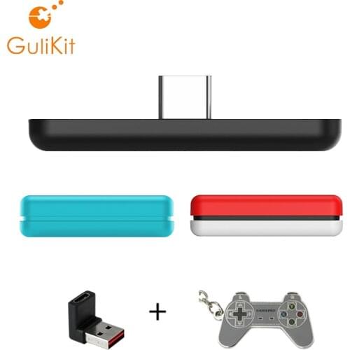 New Hot GuliKit NS07 Route Air Wireless Audio Adapter or Type-C Transmitter for Nintendo Switch, Switch Lite, PS4 and PC