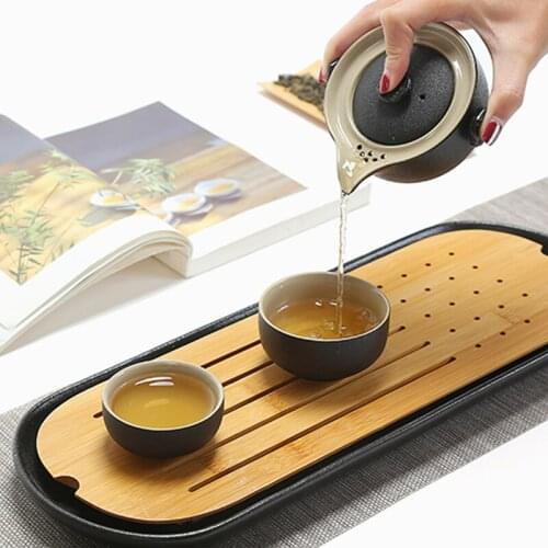 Kung Fu Teaware 1 Pot 2 Cup Ceramic Travel Outdoor Office Drinkware Set Portable Chinese Tea Cups Gaiwan Tea Pot Exquisite Gift