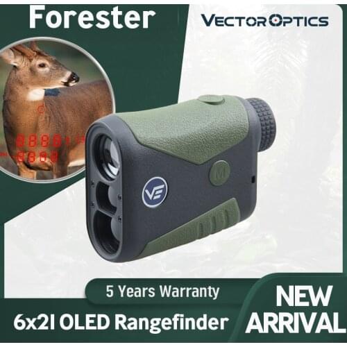 Vector Optics Forester 6x21 Rangefinder Golf Sport & Hunting & Survey Laser Distance 400m 600m 800m 800 Meter Water Resistance