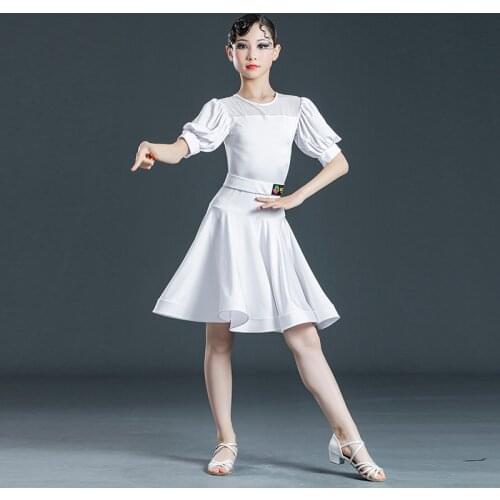Latin Dance Dress for Children Girls New Practice Competition Clothes Ballroom Salsa Latin Outfits Dance Wear