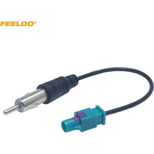 FEELDO Car Stereo Radio Audio Installation FM/AM Antenna Adapter For Volkswagen/BMW/Audi/Porsche/Mini Wiring Cable