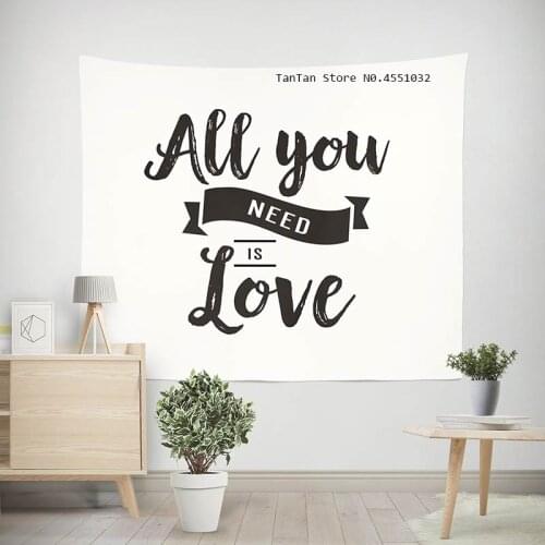 Valentines Day Tapestry Love Picture Wall Hanging Decoration For Room Party Dorm Hotel Proposal Anniversary Memorial Day TT158