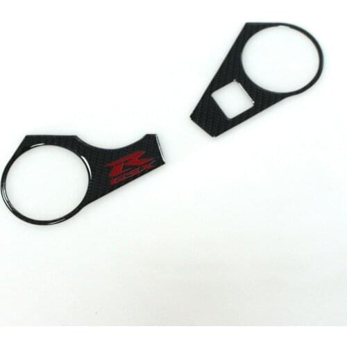 KODASKIN Motorcycle Carbon Triple Tree Front End Upper Top Clamp 3D Sticker Decal Emblem For GSXR1000 2009-2010