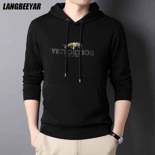 LANGBEEYAR Men's Sports Hoodies