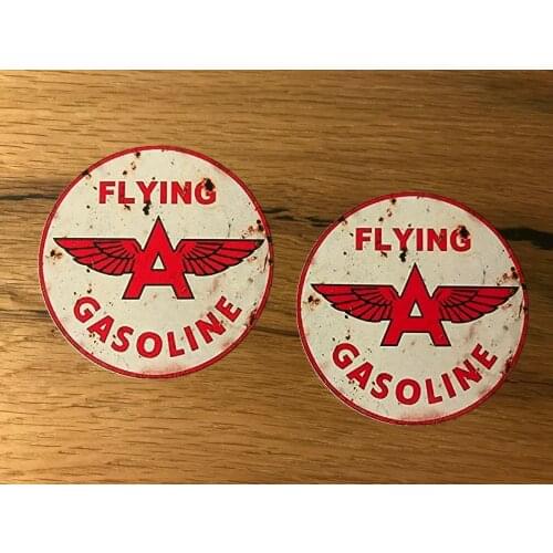 Flying A Vintage Oil Sticker Retro Look Vintage Pick Up Speed Oldschool # 302