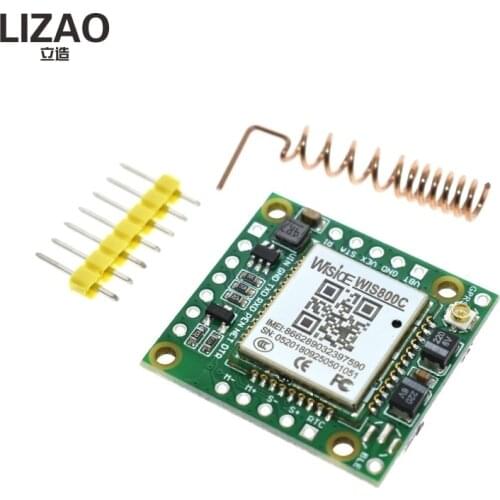 LIZAO Smallest GPRS GSM Module WIS800C Micro SIM Card Core BOard Quad-band TTL Serial Port compatible SIM900A SIM800L SIM800C