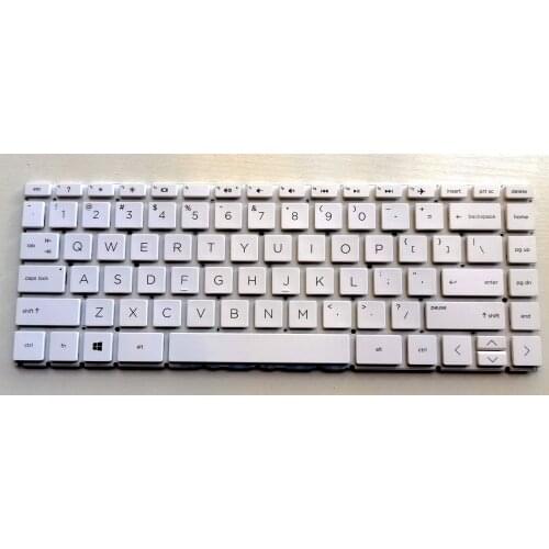 New for HP Pavilion x360 14-cd 14-cd0000 14m-cd0000 14t-cd0000 white usKeyboard Nordic