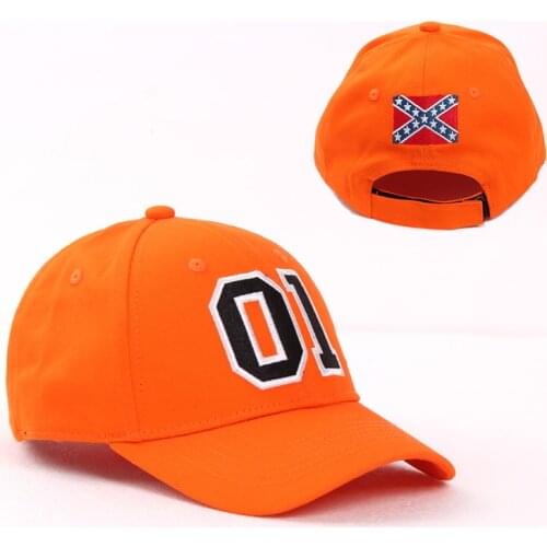 New General Lee 01 Embroidered Cotton Twill Cap Hat with Flag Dukes of Hazzard Good OL' Boy Unisex Adult Applique Baseball Hat