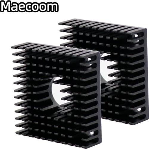 1pcs 3D Printer Aluminum Motor Heatsink Black Radiator 40 x 40 x 10mm for 42 stepper motor MK7/MK8 Extruder Heat Sink