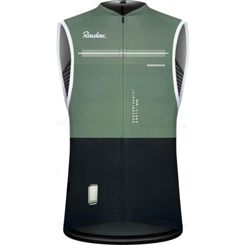 RAPHAFUL Men 2021 Cycling Clothing Pro Team Summer Sleeveless Cycling Vest MTB Roupa Ciclismo Masculino Bicycle Jersey