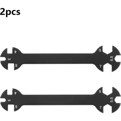 6 In 1 RC Special Tool Wrench 3/4/5/5.5/7/8MM For Turnbuckles & Nuts Rc Car Spare Parts Car Rc Model Nut Screw