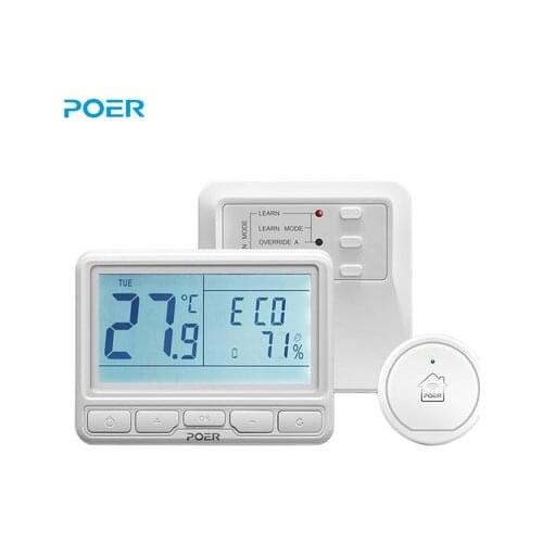 Thermoregulator programmable wireless room digital wifi smart thermostat temperature controller for boiler floor water heating