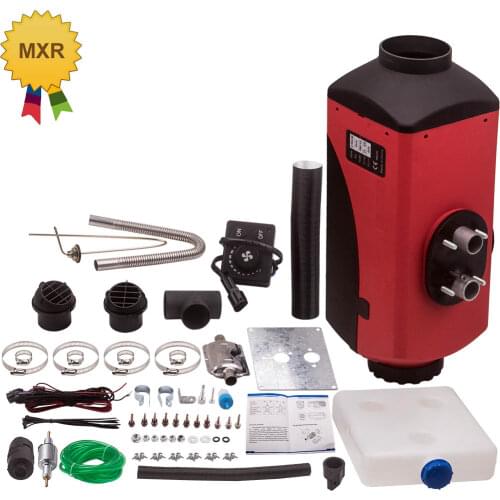 5KW 12V Air diesel Heater Knob switch Heating For Trucks Boats Bus Car Motor-homes campervans, caravans 1KW-5KW Adjustable