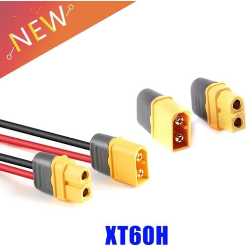 XT60H (XT60 Upgrade) Male Female Bullet Connectors Power Plugs XT60 Connector Plug for RC Lipo Battery FPV Drone