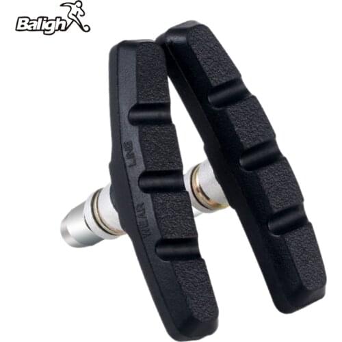 Balight 1 Pair Bike Brake Pads Shoes for Alloy Rims Durable Bicycle Brake Pads Shoes Tools