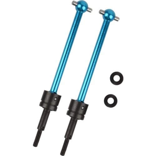 2PCS Aluminum Alloy Universal Swing Shaft Set for Tamiya DF02/DT02/DF03/DT03/TT02B 53791 Upgrade Parts