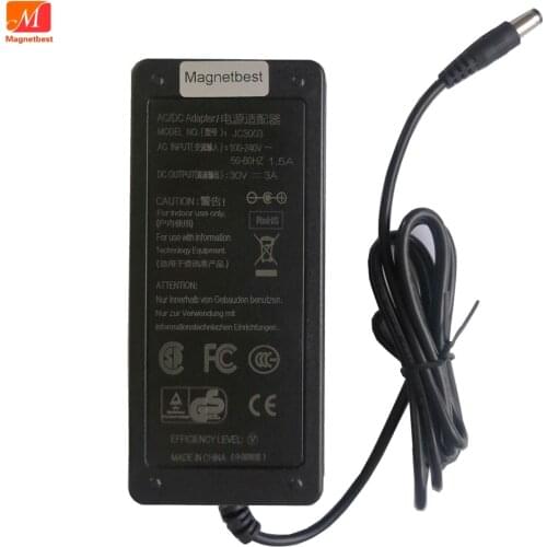 30V 3A Switch Power Supply For 5050 3528 LED Light CCTV 30V3A 90W AC DC Adapter Charger DC 5.5*2.5/2.1mm