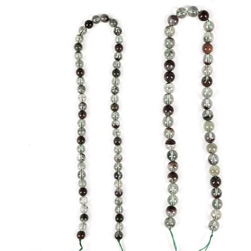 6/8/10mm Pale Green Stone Beads For Diy Green Ghost Crystal Bracelets 15inch Loose Beads For Pretty Girls H246