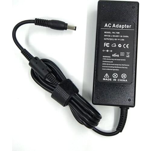 75W 19V Laptop AC Adapter Power Charger For Toshiba M801 M805 M806 M8 M510 M600 M900 M600 P700 P800 R700 R800 R830 Rated 5