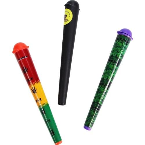 Acrylic Pop Top Container Dry Herb Tobacco Storage Waterproof Pill Box Dram Vials Bottle Airtight Keep Fresh Spices Tube Packing