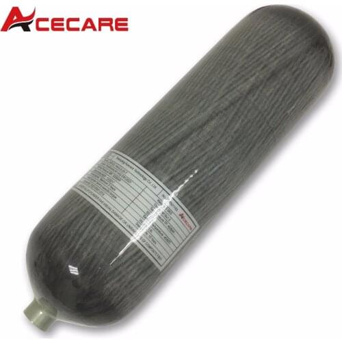Acecare 4500psi Paintball PCP Air CO2 Oxygen Used Tank/SCBA Diving Tank / Latest 6.8L Composite Carbon Fiber Cylinder