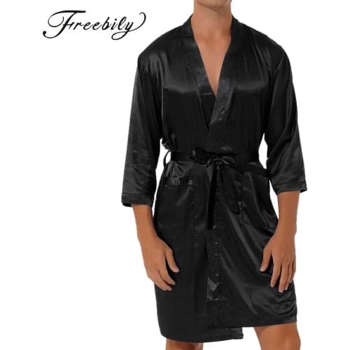 Мужские длинные халаты Freebily China At AliExpress