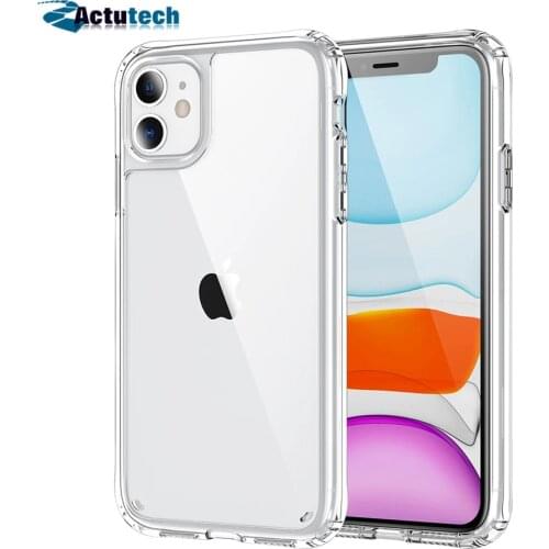 Hybrid Clear Phone Case For iPhone 11 Pro Max 12 Mini X XR XS 8 Plus 7 SE 2020 iPhone11 6S Acrylic Protective Cover Accessories