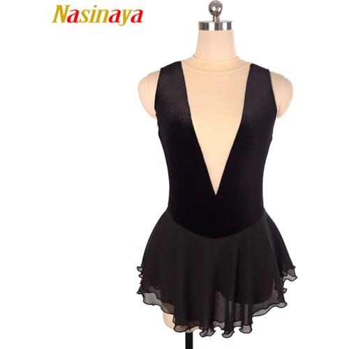 Nasinaya Figure Skating Dress Customized Competition Ice Skating Skirt for Girl Women Kids Patinaje Gymnastics Performance 231