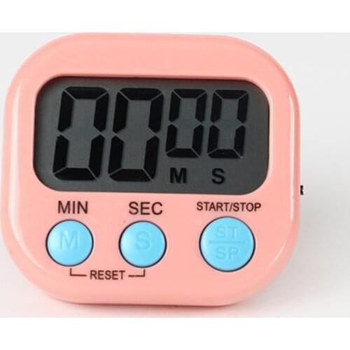 LCD Digital Kitchen Timer Big Digits Loud Alarm Magnetic Backing Stand with Large LCD Display For Cooking Baking Sports Games