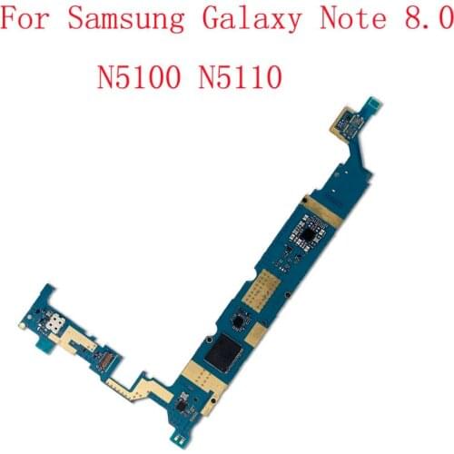 Tested Original Unlocked Mainboard For Samsung Galaxy Note 8.0 N5100 N5110 N5120 16GB Motherboard Chips Logic Android System