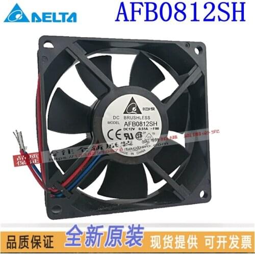 NEW DELTA AFB0812SH 12V 0.51A 8025 8CM frequency cooling fan