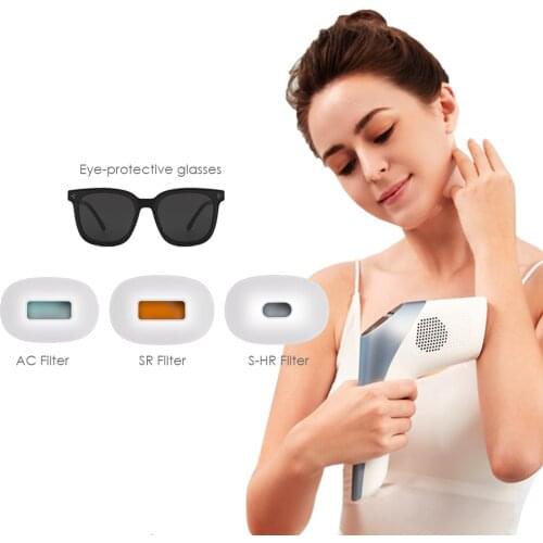 New IPL Laser Permanent Hair Removal Cold Point Compress Men Women Epilator for Face Leg Body Bikini Hair Remover 500000 Flashes