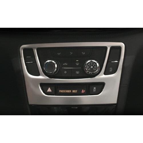 Fit For Opel Mokka Buick Encore car air conditioner Switch panel cover trim ABS Chrome accessories styling