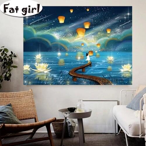 Christmas Wall Art Pictures Diy 5D Full Square Round Drill Diamond Painting Embroidery Cross Stitch Mosaic Home Decoration Gift