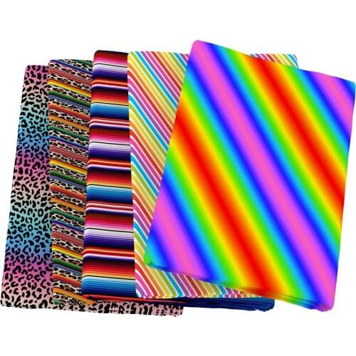 Fish Scales Leopard Grid Stripe Swimwear Cotton Fabric Sewing Quilting Fabrics Needlework Material DIY Handmade Cloth,c13684