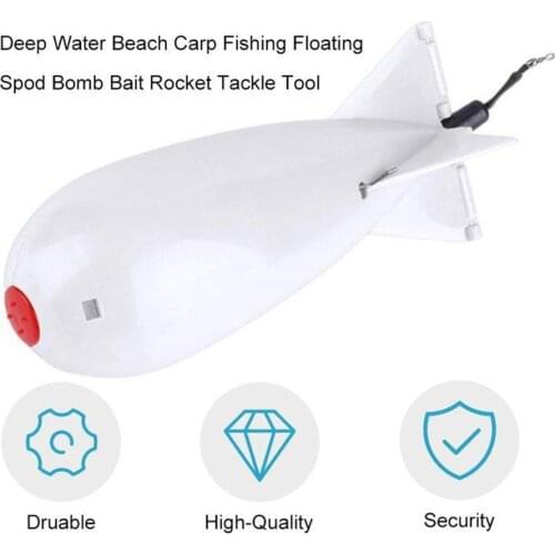 Carp Fishing Rocket Feeder Large Small Spod Bomb Float Lure Bait Holder Pellet Rockets Feeders Position Gear Accessories