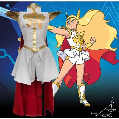 She-Ra and the Princesses of Power Princess Alliance Rebellion Leader Adora She-Ra Ver. Dress Outfit Clothing Cosplay Costume