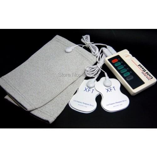 XFT-502 Low Frequency TENS Massager Electrical Stimulator Therapy Body Massager With Conductive Massage Kneepads & 4 Pads