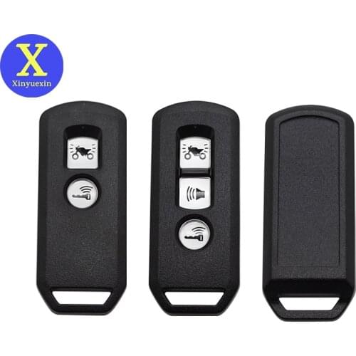 Xinyuexin Remote Motorcycle Key Shell Case Fob for Honda PCX 125 150 HYBRID SIPER CUB C125 PCX ELETRIC FORZA 300 Key 2 3 Buttons