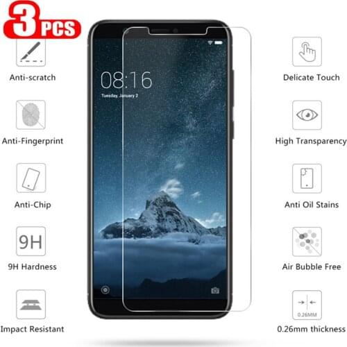 3Pcs Protective Glass Film For Sony Xperia E5 E4G E4 E3 C6 C5 C4 C3 T3 T2 M5 M4 Aqua M2 Clear Tempered Glass Screen Protector