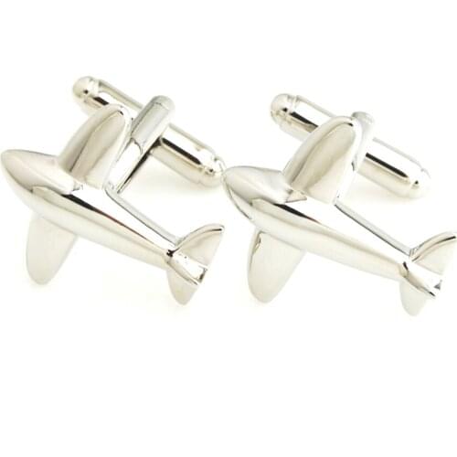 YH-331 Fashion Novelty Air Plane Cufflinks, Stock Cufflink Wholesale