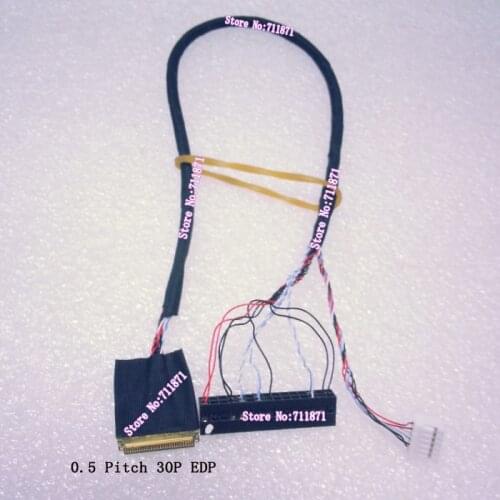 0.5 Pitch 30P LVDS EDP Screen Cable Line Spacing 0.5mm 30Pin eDP Screen Line EDP Lcd Cable 1 2 Lane 30P eDP LVDS Screen Wire