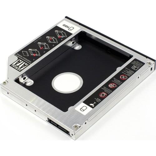 12.7MM Adapter for ASUS N46 N51 N52 N53 N55 N56 N60 N61 N70 N71 N73 N75 N80 N90 2nd Hard Drive HDD Caddy