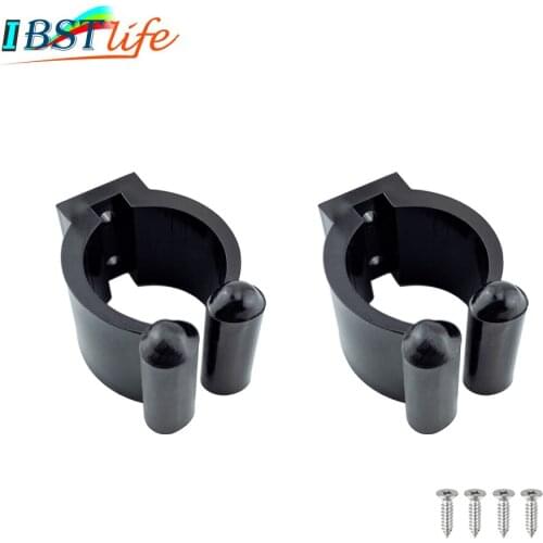 2PCS Nylon Portable Fishing Rod Clips Plastic Club Positioning Clamps Holder Accessories Wall Mounted Organizer Fishing Rod Rack