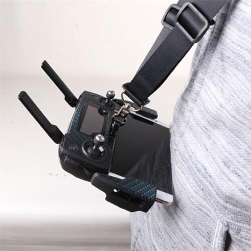 2 IN 1 Shoulder Neck Belt Hang Buckle Lanyard Strap + Remote Control Sling Bracket Hook Hanger for Drone DJI Mavic PRO/SPARK