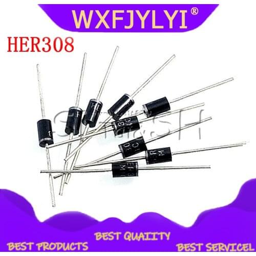 20PCS HER308 3A 1000V Fast Recovery Dioden