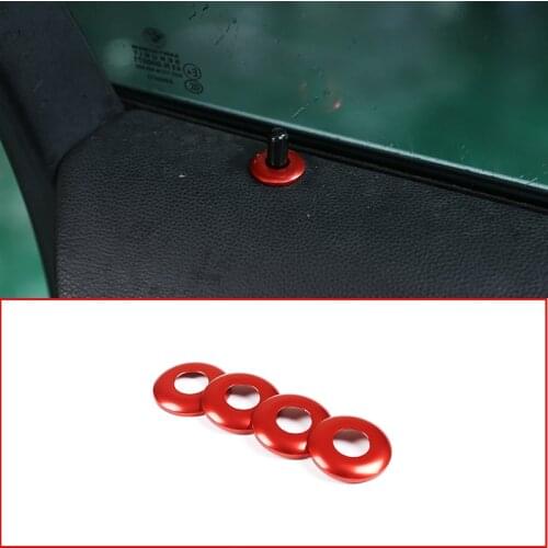 4 Pcs For BMW 3 series E90 2005-2013 Aluminum Alloy Car Door Latch Lift Door Pin Decoration Covers Auto Accessories
