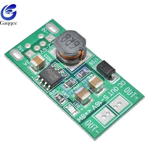 5Pcs/Lot USB Input DC-DC Step Up Converter Booster Power Supply Module Boost Step-up Board 8W DC2-6V to 12V